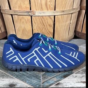 Rockport truWALK Zero Blue Faux Suede Lightweight Casual Sneakers Women Size 7.5